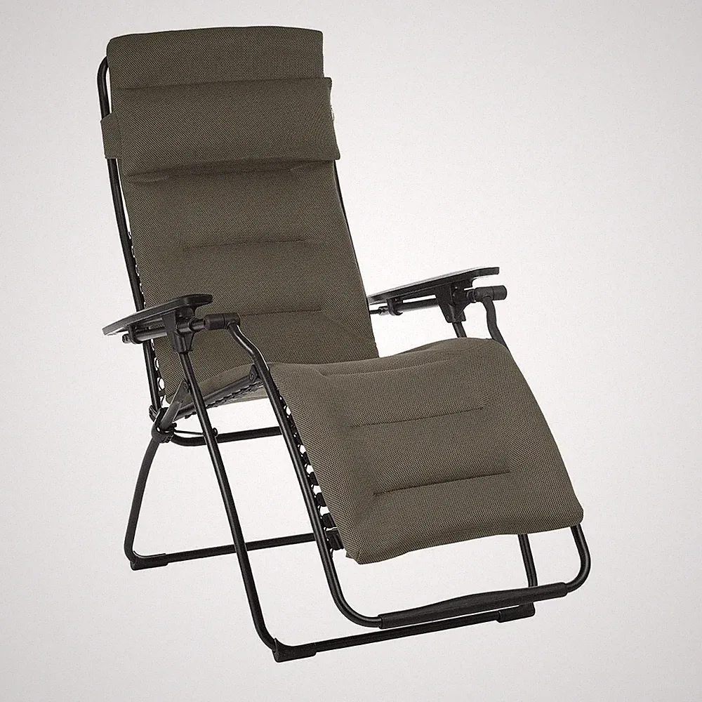Lafuma Futura Air Comfort Zero Gravity Indoor Outdoor Recliner Chair, Taupe