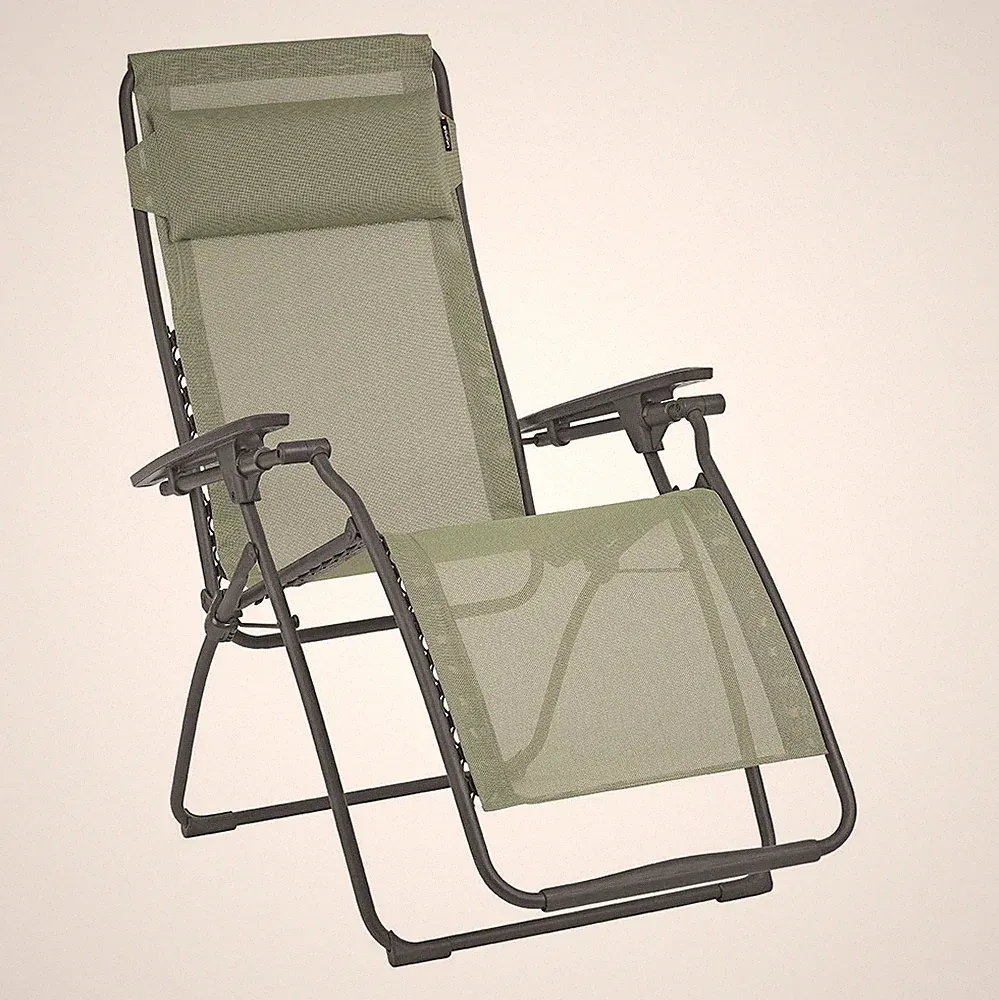 Lafuma LFM3118-8557 Futura Series Zero Gravity Outdoor Lounge Recliner, Green