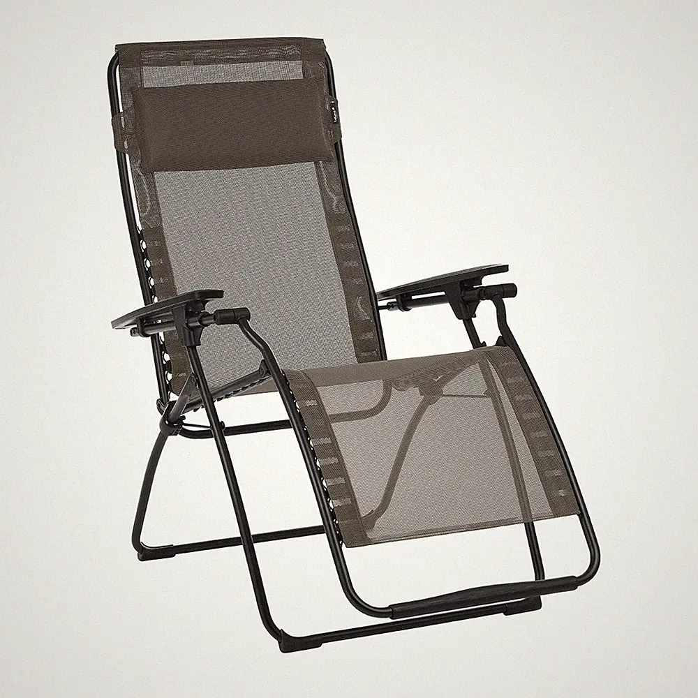 Lafuma LFM3118-8717 Futura Batyline Series Relaxation Chair Recliner, Graphite
